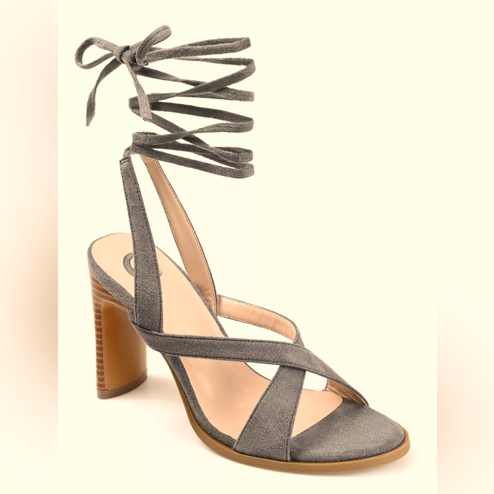 Women's Tie-Up Suede Sandals